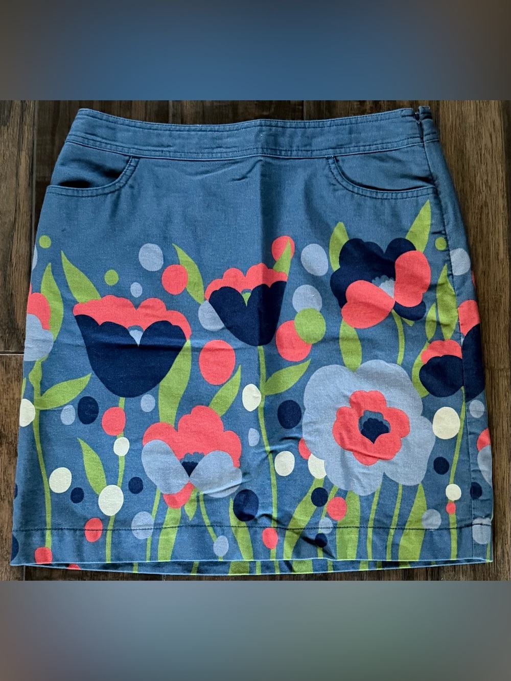 Boden Floral Mini Skirt Sz 8